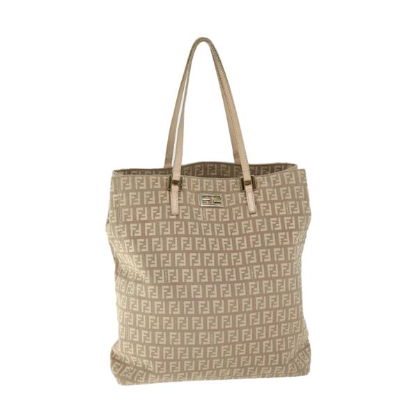 FENDI Zucchino Canvas Hand Bag Pink - Picture 1 of 12